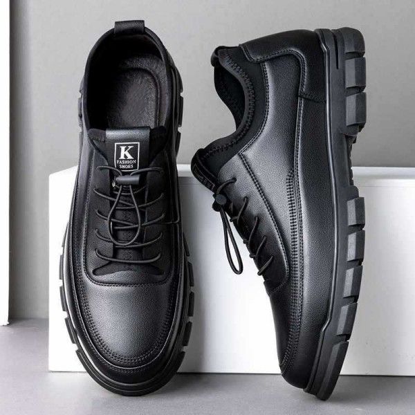 Men Wear Anti-Slip Fashion Casual Business Breathable Light Leather Shoes Oxfords