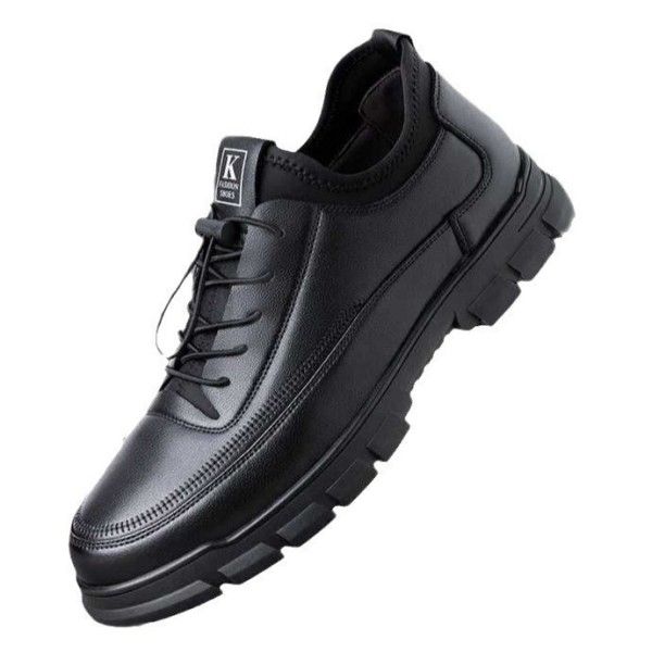 Men Wear Anti-Slip Fashion Casual Business Breathable Light Leather Shoes Oxfords