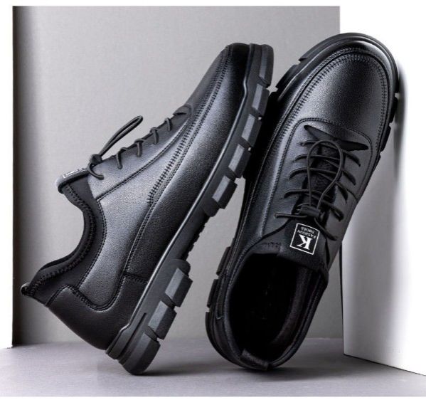 Men Wear Anti-Slip Fashion Casual Business Breathable Light Leather Shoes Oxfords
