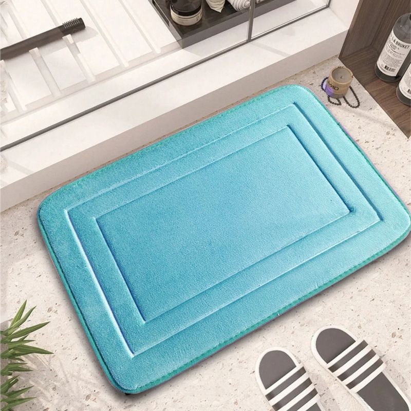 Thickened Coral-Shaped Velvet Door Floor Mats Bathroom And Toilet Absorbent And Dirt-Resistant Mats