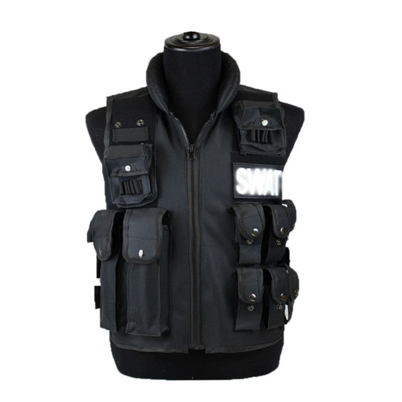 Secret Service Tactical Vest Unisex Adult Outdoor Field Demolition Kit  Waistcoat