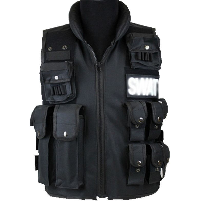 Secret Service Tactical Vest Unisex Adult Outdoor Field Demolition Kit  Waistcoat