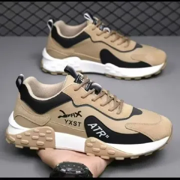 Men's Wear Resistant Non-Slip Outdoor Casual Thick Sole Breathable Running Shoes Running