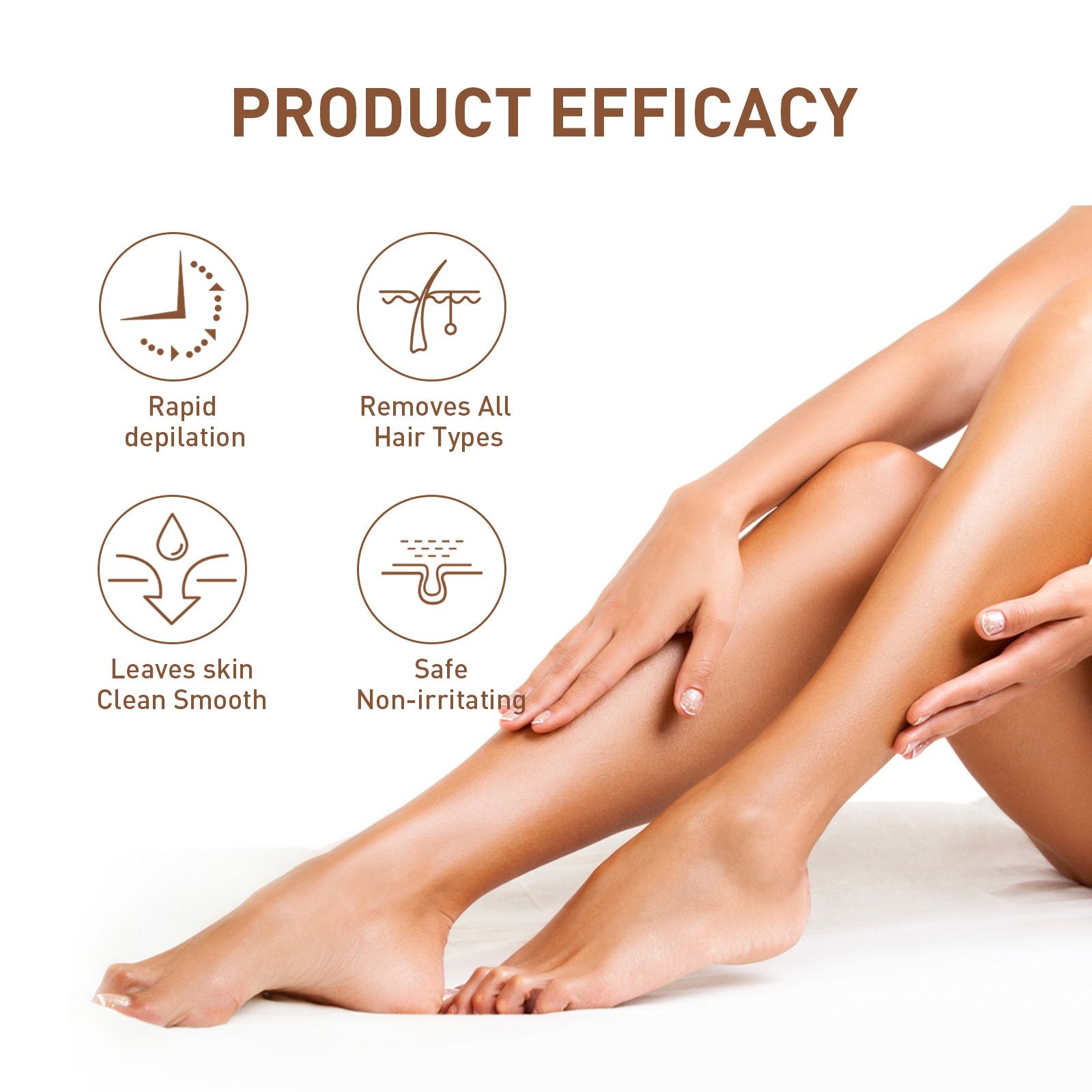 Jaysui 24k Gold Collagen Hair Removal Cream is gentle and non irritating for armpits, legs, private parts, and hands