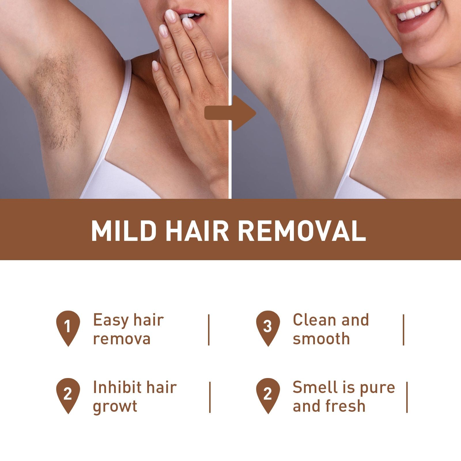 Jaysui 24k Gold Collagen Hair Removal Cream is gentle and non irritating for armpits, legs, private parts, and hands