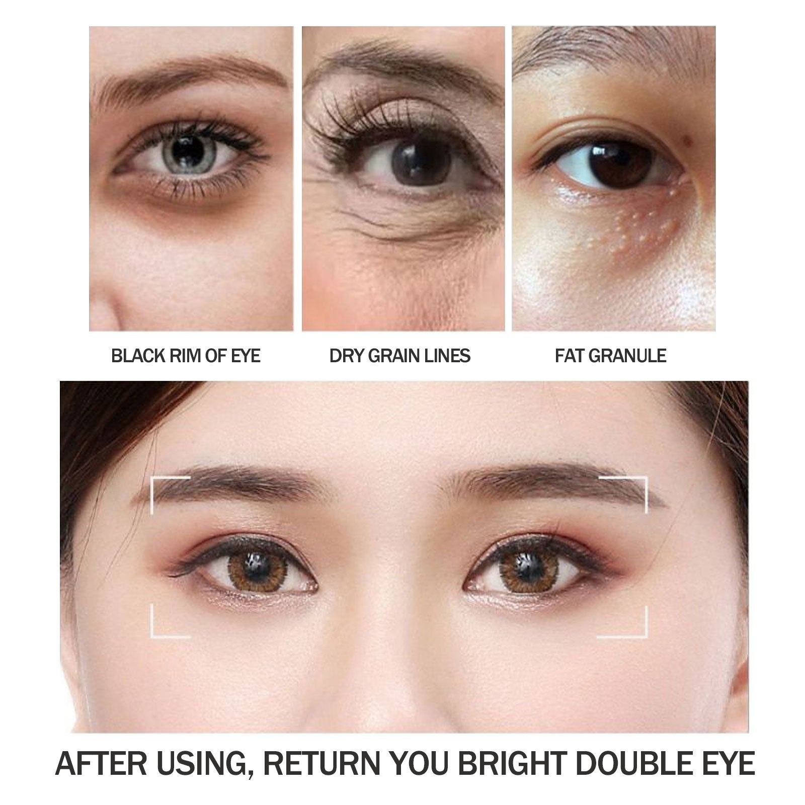 EELHOE eye cream improves fine lines around the eyes, tightens eye bags, moisturizes and locks in moisture, and is an eye care cream