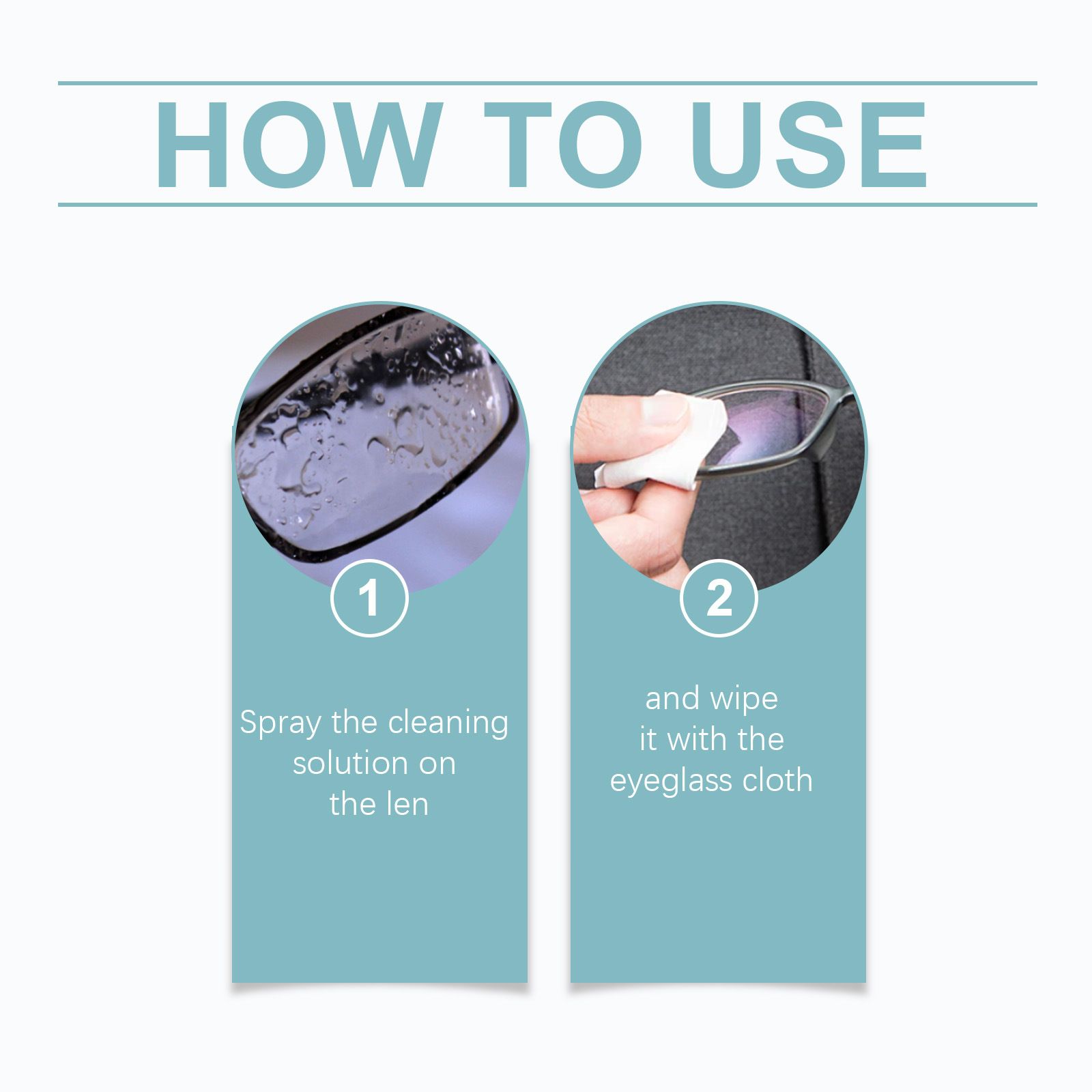 Jue-Fish Lens Scratch Remover Care for Faded and Scratched Glasses Lenses, Glass Blur Maintenance Agent