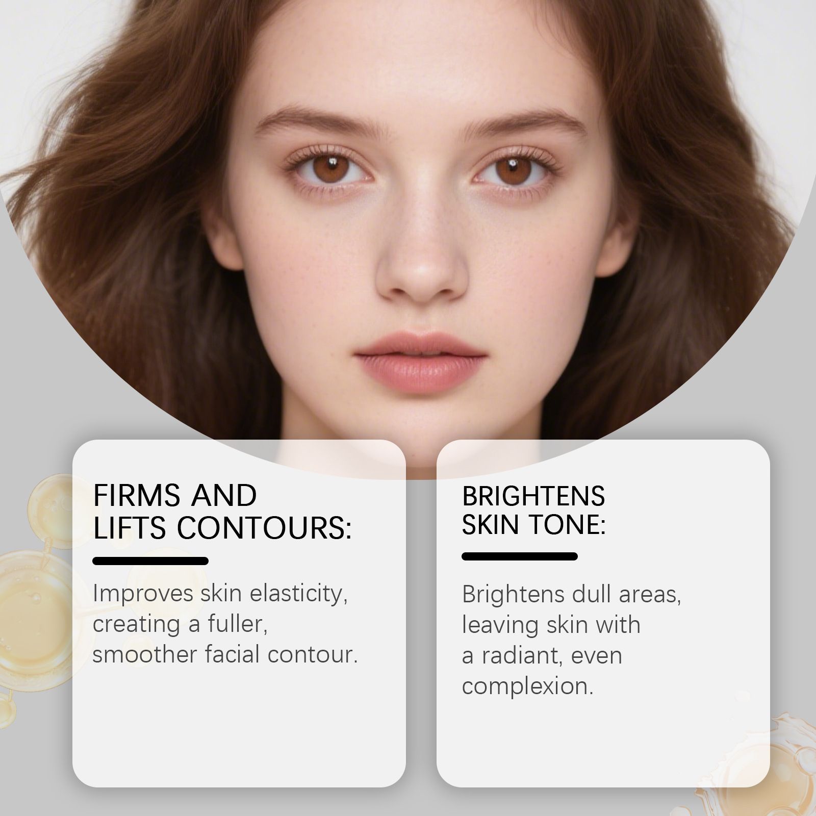 HOYGI Peptide Moisturizing Cream Comfortably Softens Facial Skin, Refreshing and Non-Greasy Daily Facial Care Cream