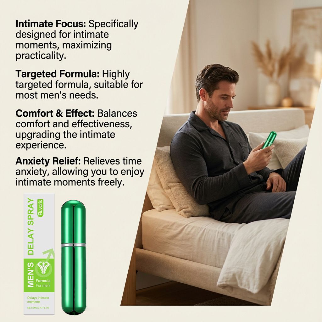 Fluvaris Men's Care Spray, gently protects men's body skin, invigorating and comfortable, convenient massage spray