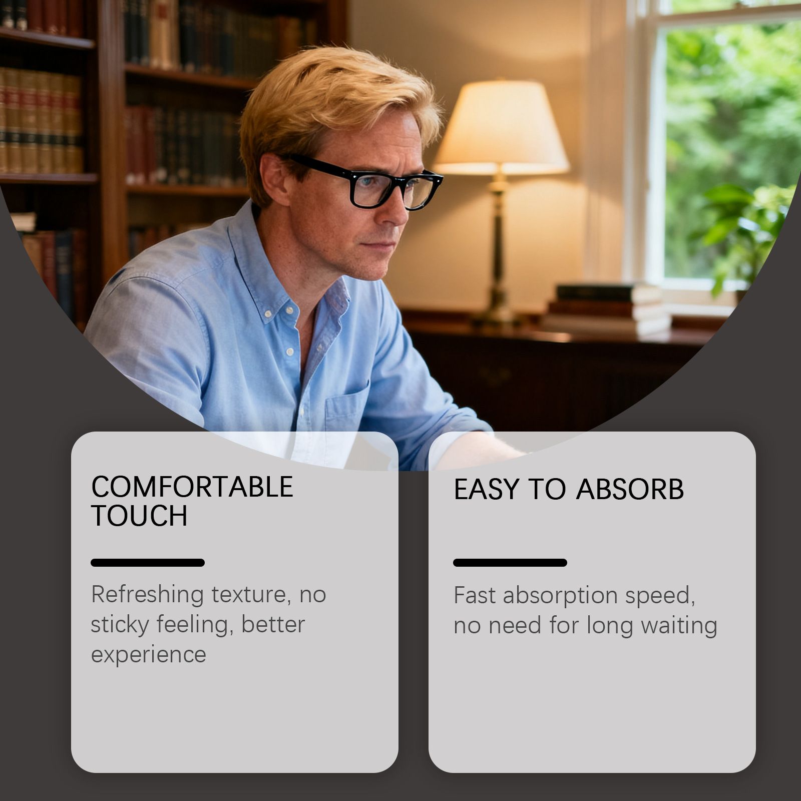 NORTH MOON Men's Care Spray Moisturizing and Nourishing Men's Body Skin Comfortable Massage Care Spray