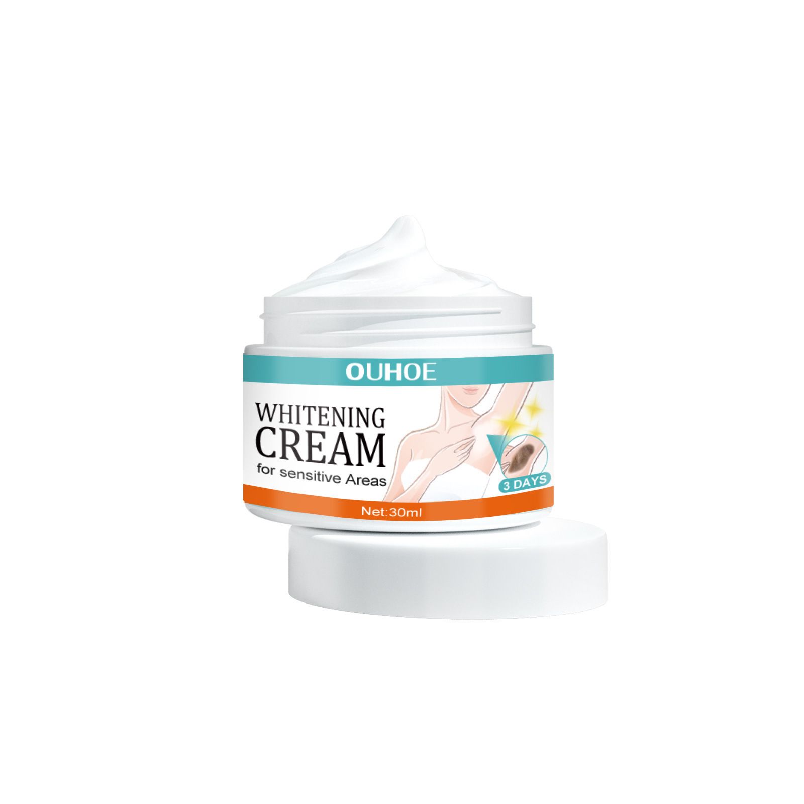 OUHOE Underarm Care Cream Gentle underarm, elbow, and joint brightening, moisture-locking, refreshing, hydrating, and cleansing skin cream