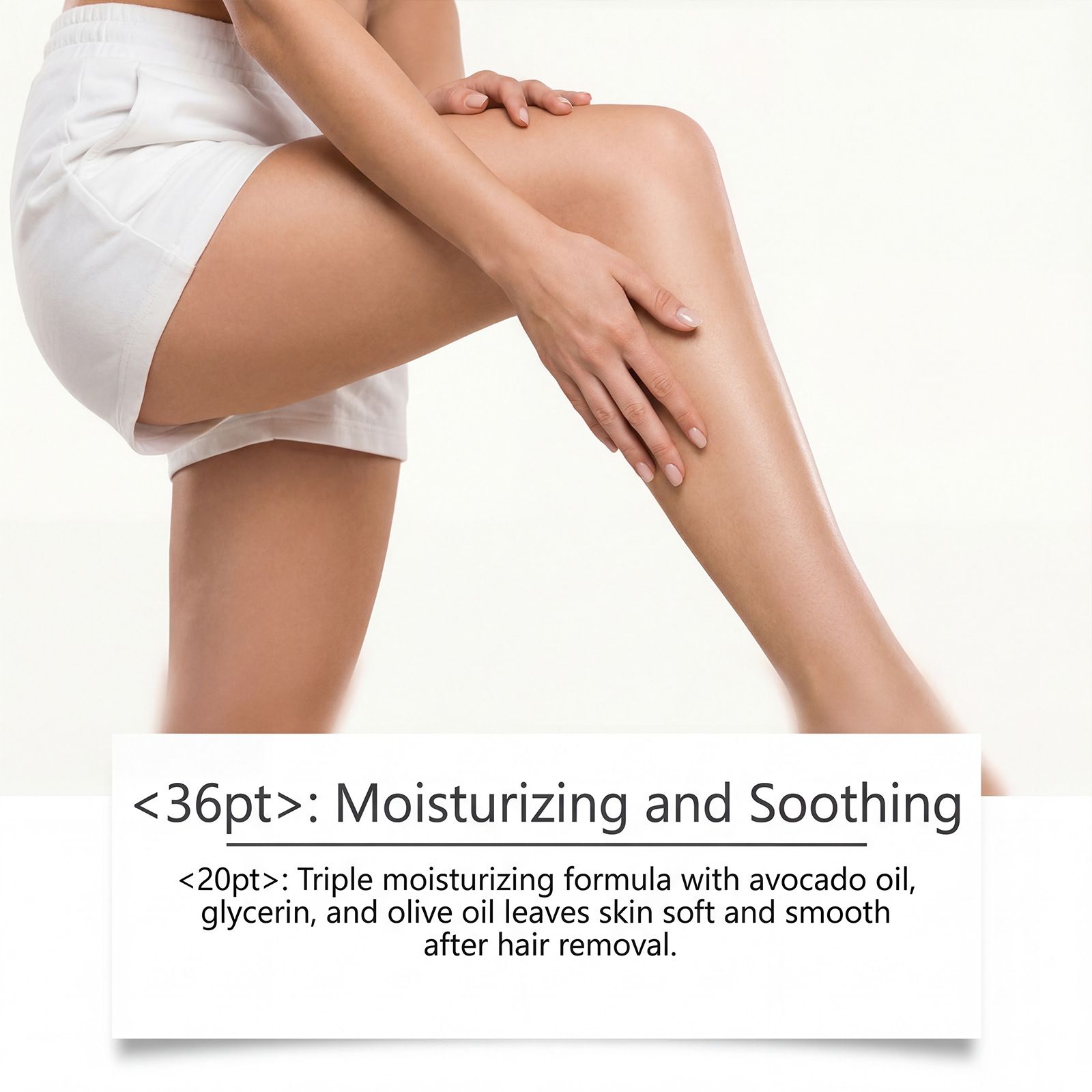 OCEAURA Gentle Skincare Hair Removal Cream, Cleans and Smooths Body Skin, Delicate, Smooth, Refreshing and Clean Hair Removal Cream