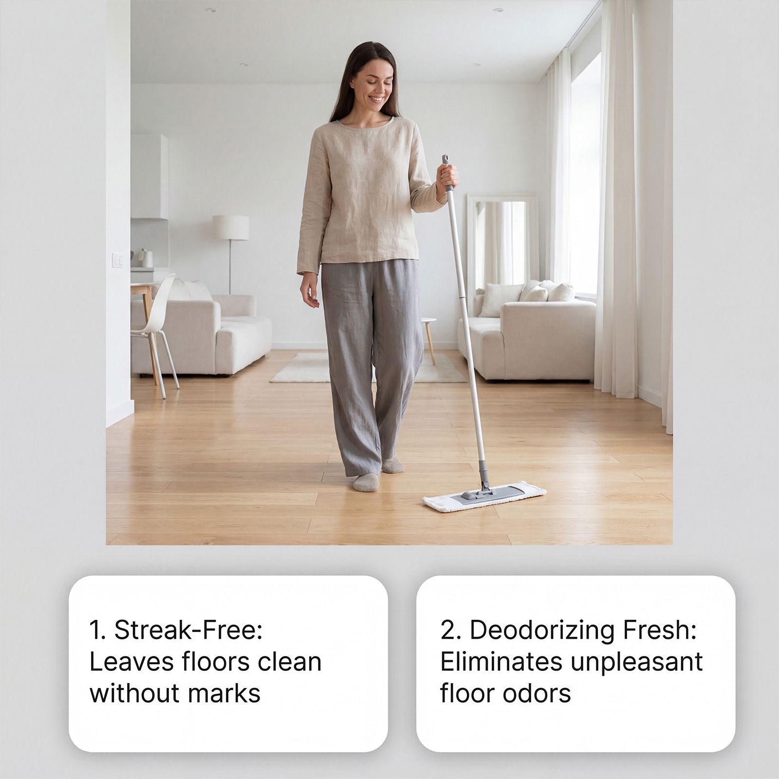 JAKEHOE Floor Cleaning Sheets Daily Household Floor Cleaning, Stain Removal, Clean, Fresh Fragrance, Convenient Care Sheets