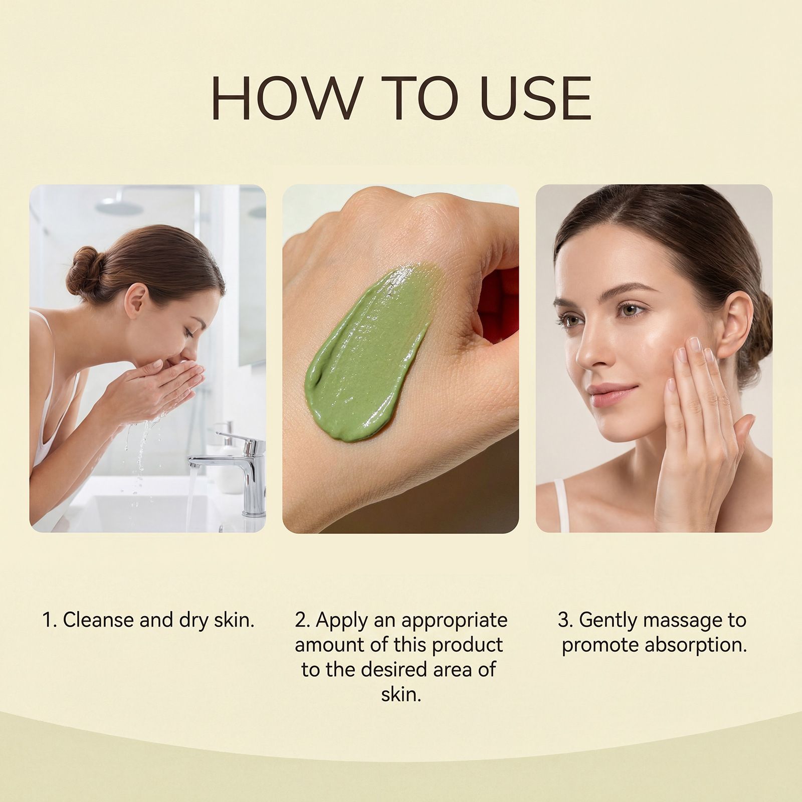 LANISKA Skin Soothing Cream, gently moisturizes and softens dry skin, daily hydration and moisturizing, smooth and supple skin