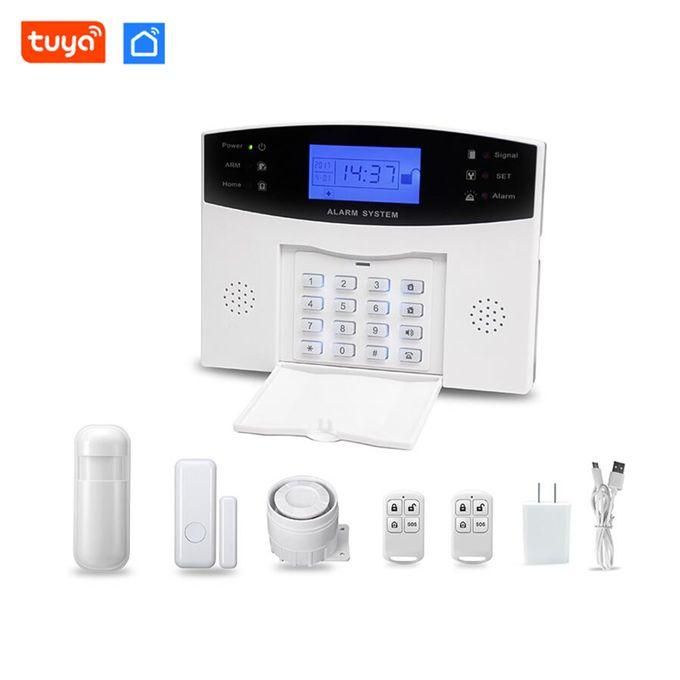 WiFi GSM 2G Alarm System Tuya Smart Home LCD Display