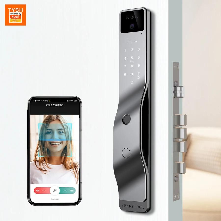 3D Face Recognition Smart Locks For Front Door Tuya Wifi