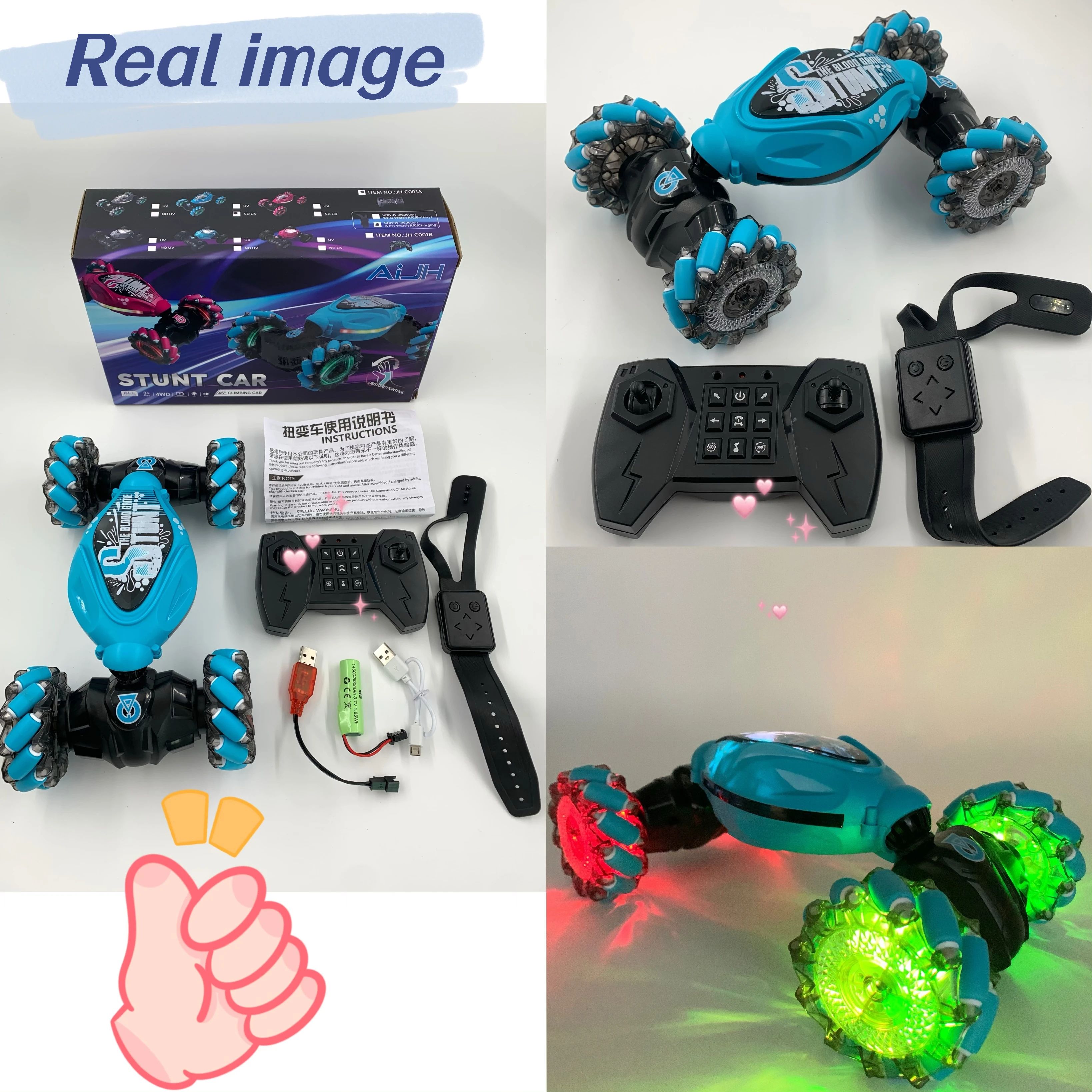 Remote Control Toy Rc Auto Gesture Sensing Rc Stunt Car Rotation 360 Remote Control Car Birthday Gift