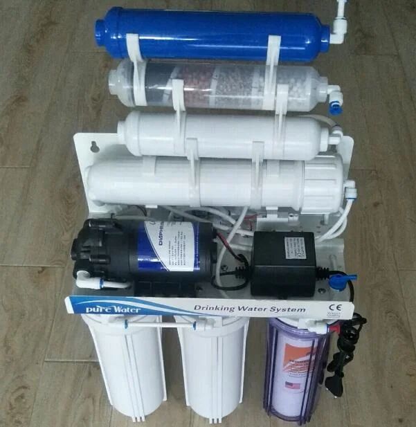 7 stages alkaline mineral/Salty RO water purifier RO water filter reverse osmosis system