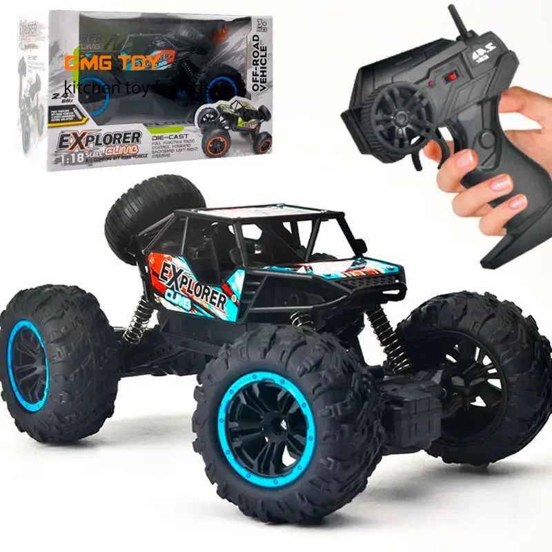 4WD Remote Control Car,2.4Ghz Monster RC Truck 4 X 4 Monster Truck Rally Buggy Toy Gift