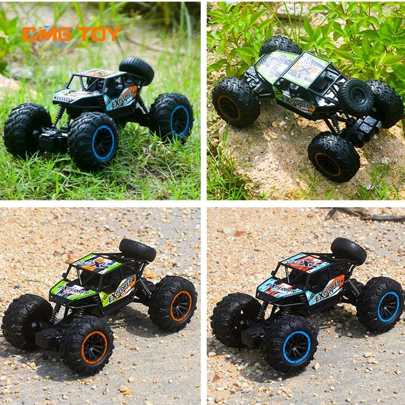 4WD Remote Control Car,2.4Ghz Monster RC Truck 4 X 4 Monster Truck Rally Buggy Toy Gift