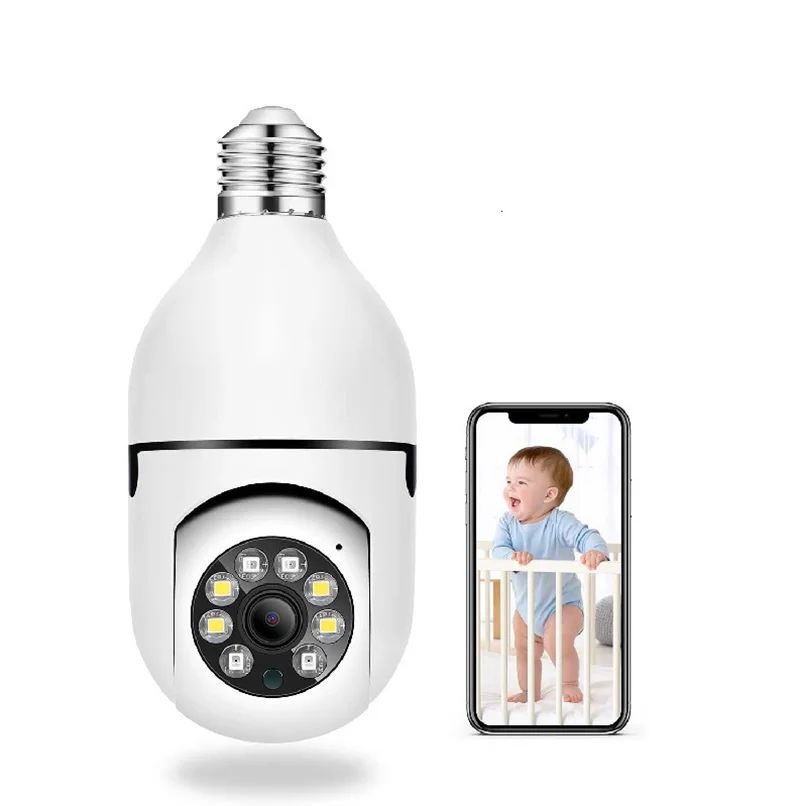 V360 pro app 720P Wireless Camera 2.4G WIFI Bulb Indoor Camera Ceiling mount and outdoor survaillance camera 360 degrees