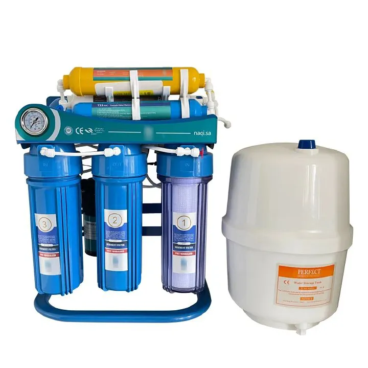 7 Stage Alkaline Water Purifier Machine Reverse Osmosis Water Filter System
