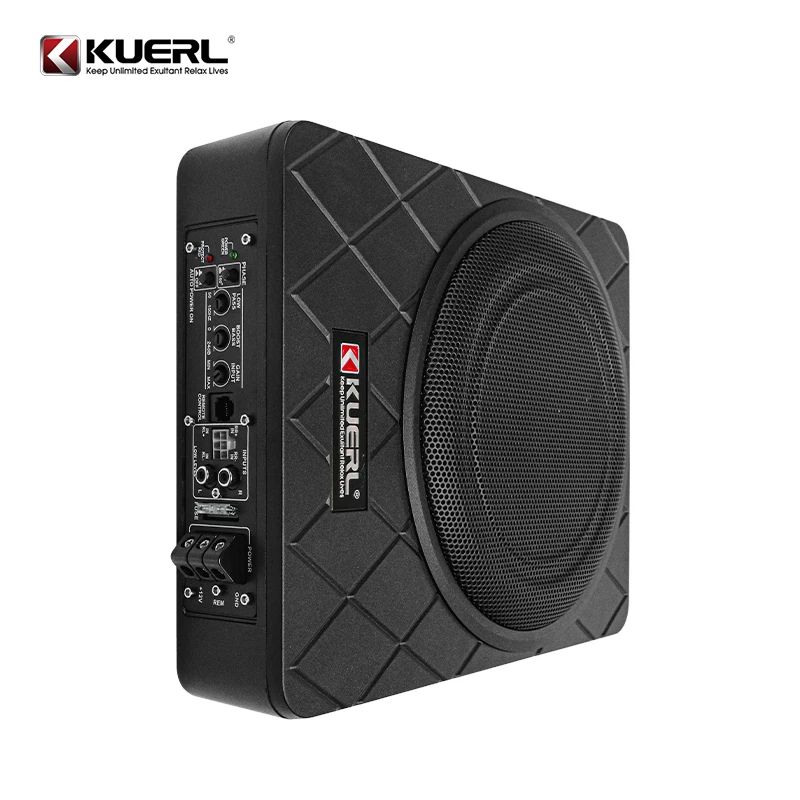 High-Power Ultra-Thin Car Subwoofer Pure Bass Single-Coil Paper Cone Speaker 12V DC Car Audio Modification