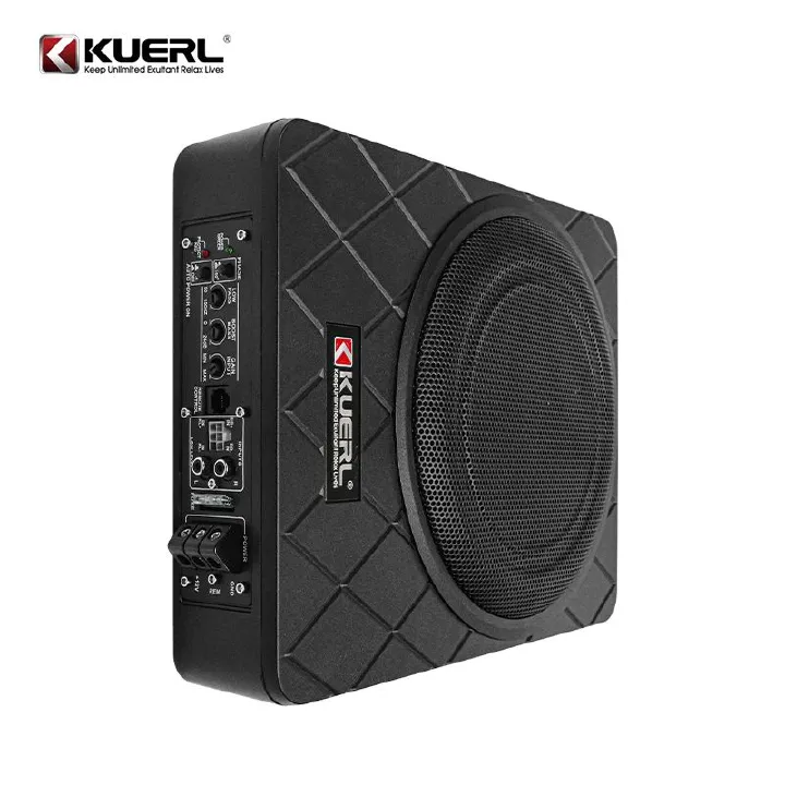High-Power Ultra-Thin Car Subwoofer Pure Bass Single-Coil Paper Cone Speaker 12V DC Car Audio Modification