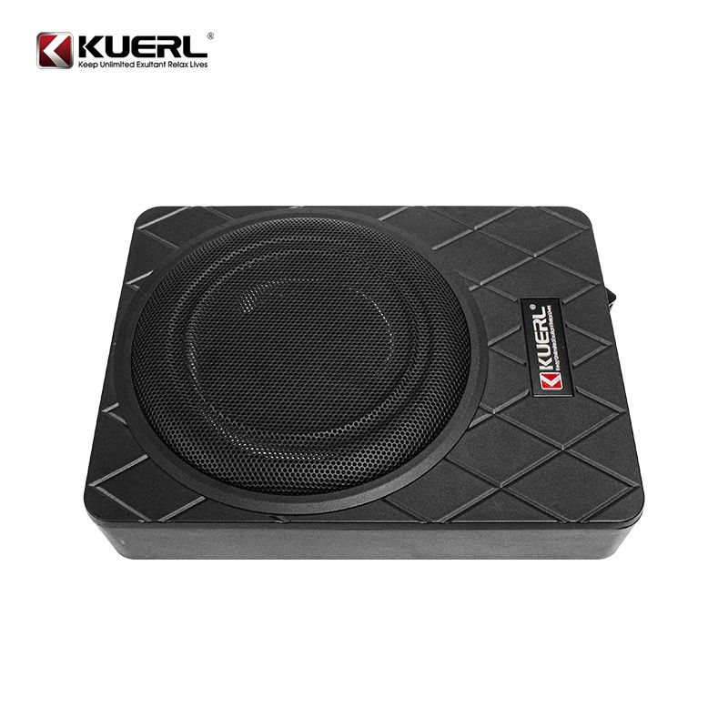 High-Power Ultra-Thin Car Subwoofer Pure Bass Single-Coil Paper Cone Speaker 12V DC Car Audio Modification