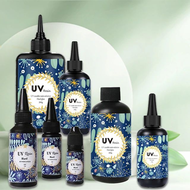 Crystal Clear UV Resin Hard for DIY Mold Jewelry Handmade Craft UV Curing Resin Crystal Liquid