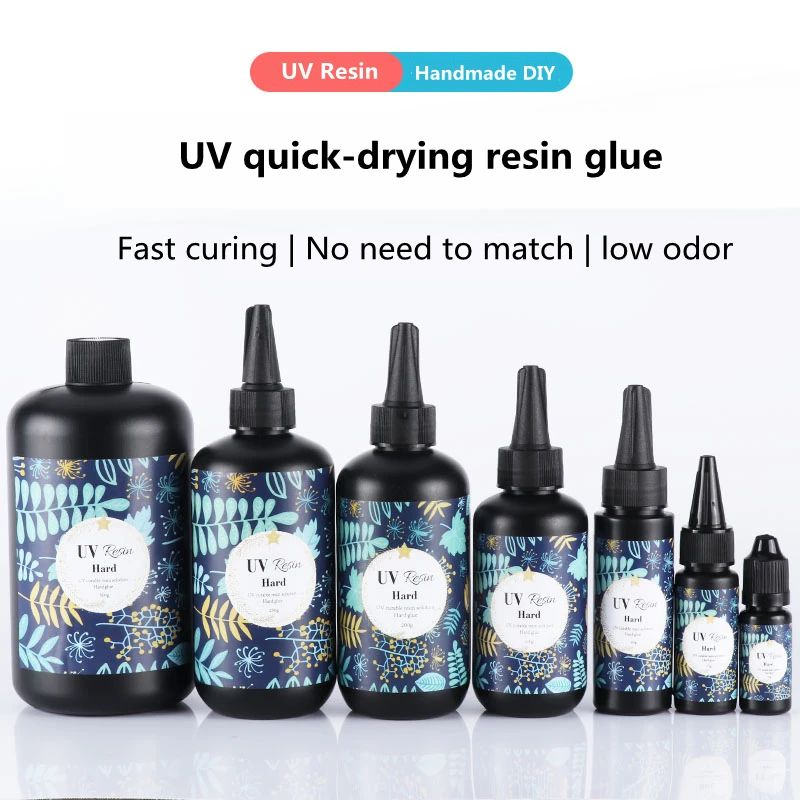 Non-Toxic UV Resin Environmentally Friendly Liquid Acrylic Glue for Craft DIY Jewelry Accessories
