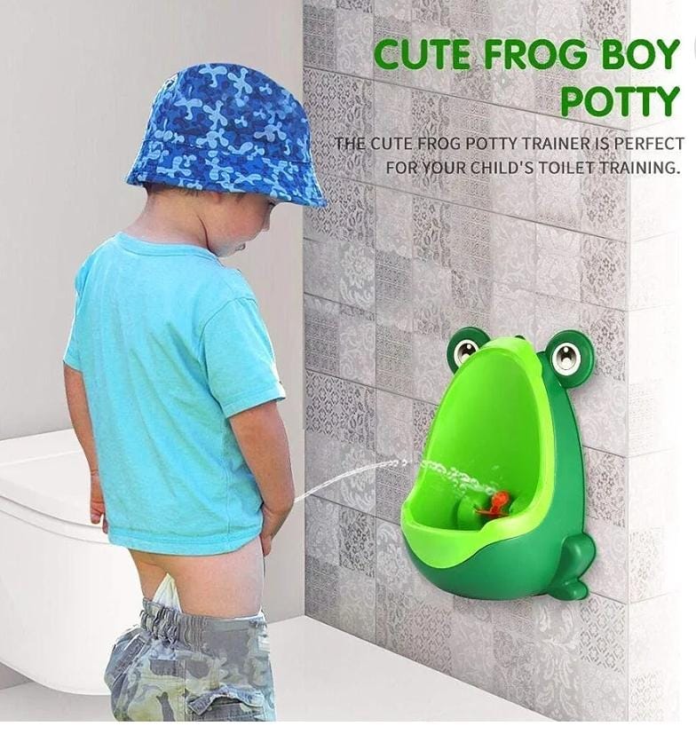 Cute frog boys urinal  
Made of non toxic material