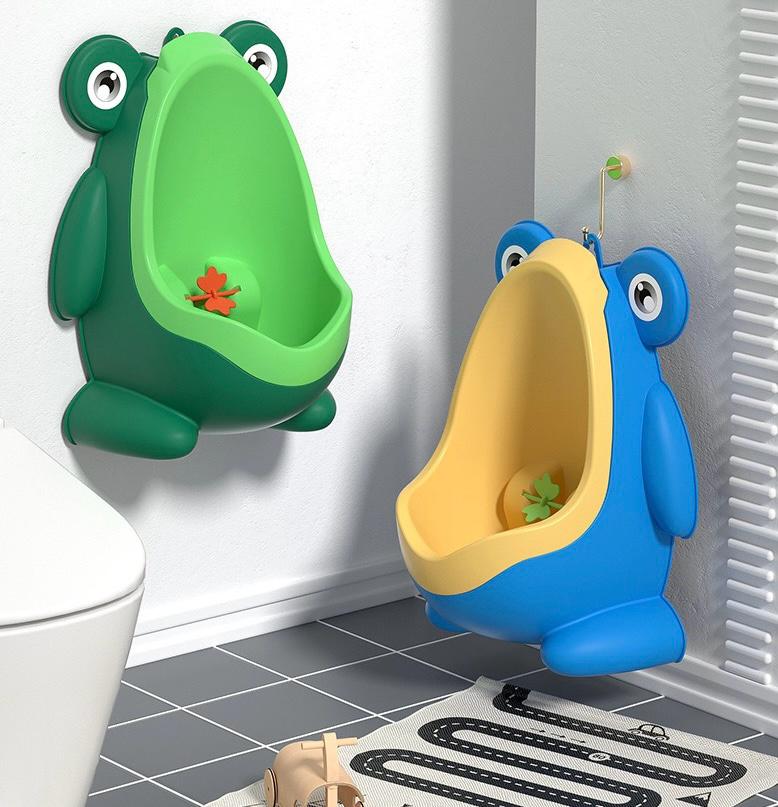 Cute frog boys urinal  
Made of non toxic material