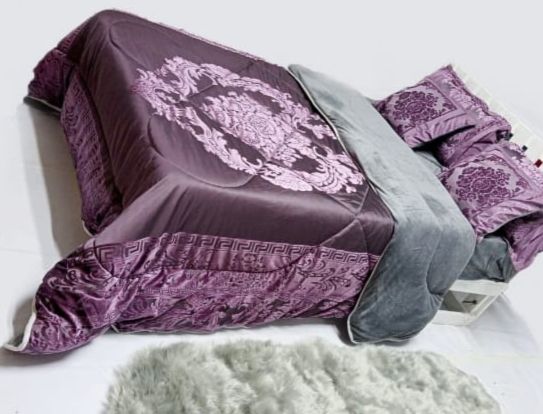SPEACIAL LIMITED OFFER ONLY AT KILIMALL!!!  [ 6 x 7 ] New Arrival Brand New Comfortable Silk Duvets, Comes with (1 bedsheet & 2 pillowcases )