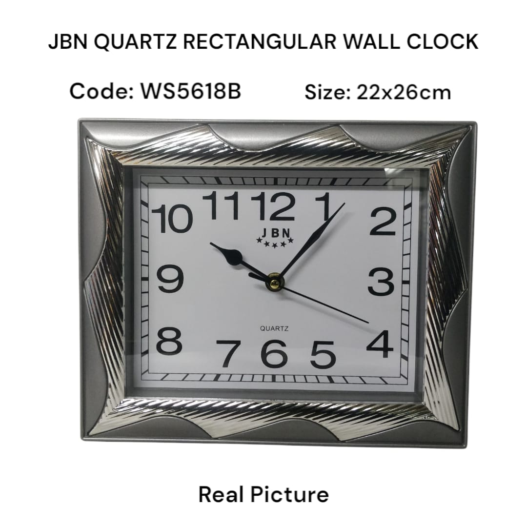 [ GRAB IT AT LOW PRICE+ ADDED OFFERS 🤩🤩✨ !!! ] 1Pc Brand New Very Quality Affordable Jbn Quartz  Wall Clock at Best Price