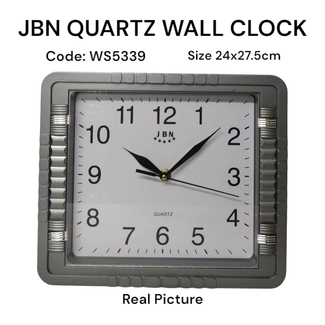 [ AMAZING OFFERS🤩🤩✨...DON'T MISS OUT !!! ] 1Pc New Arrival Classy Stylish Jbn quartz Square wall clock at Give Away Price