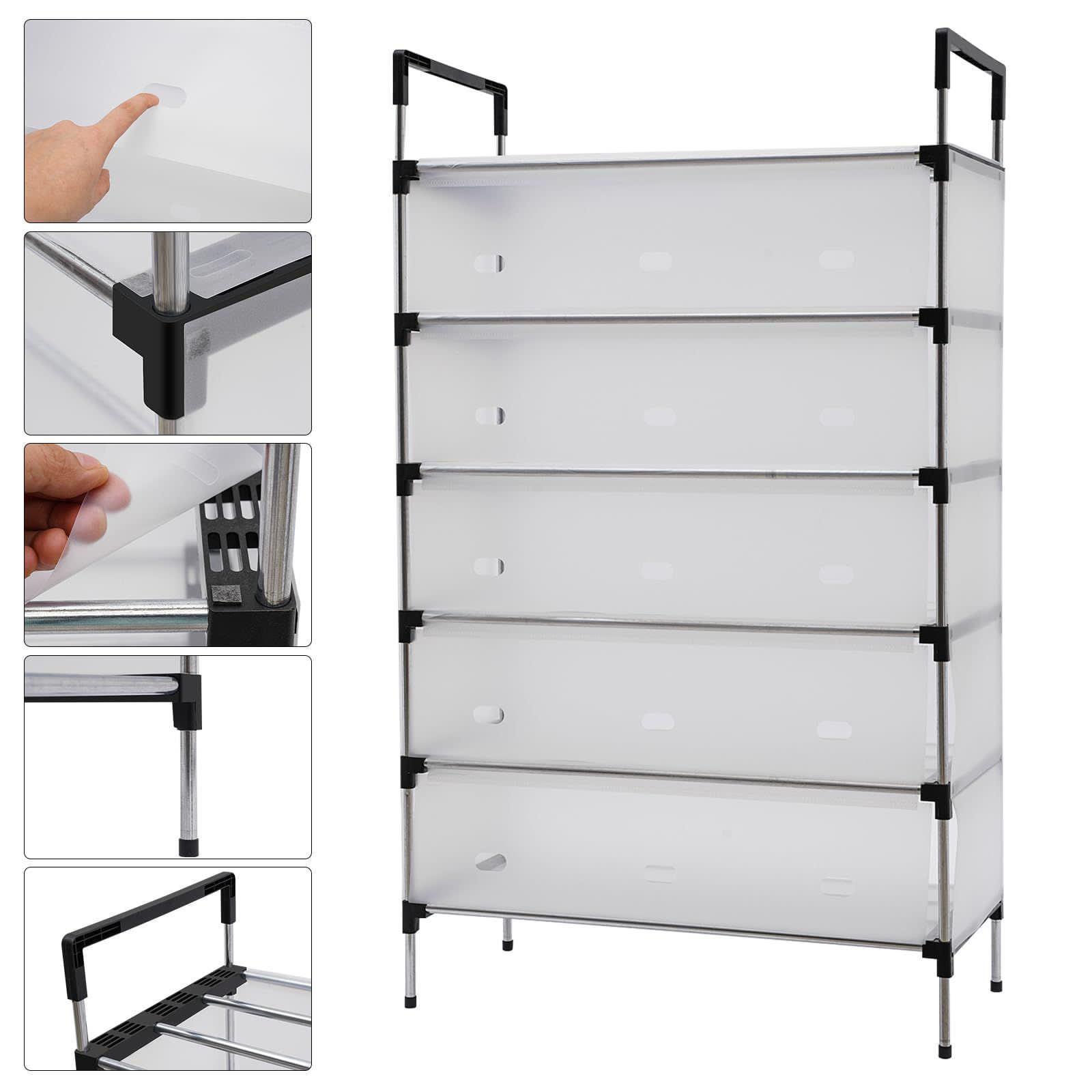 [ KILIMALL AMAZING OFFERS🤩🤩✨...DON'T MISS OUT !!! ] 1Pc Classy Very Quality 7 layer  Enclosed shoerack at Affordable Price