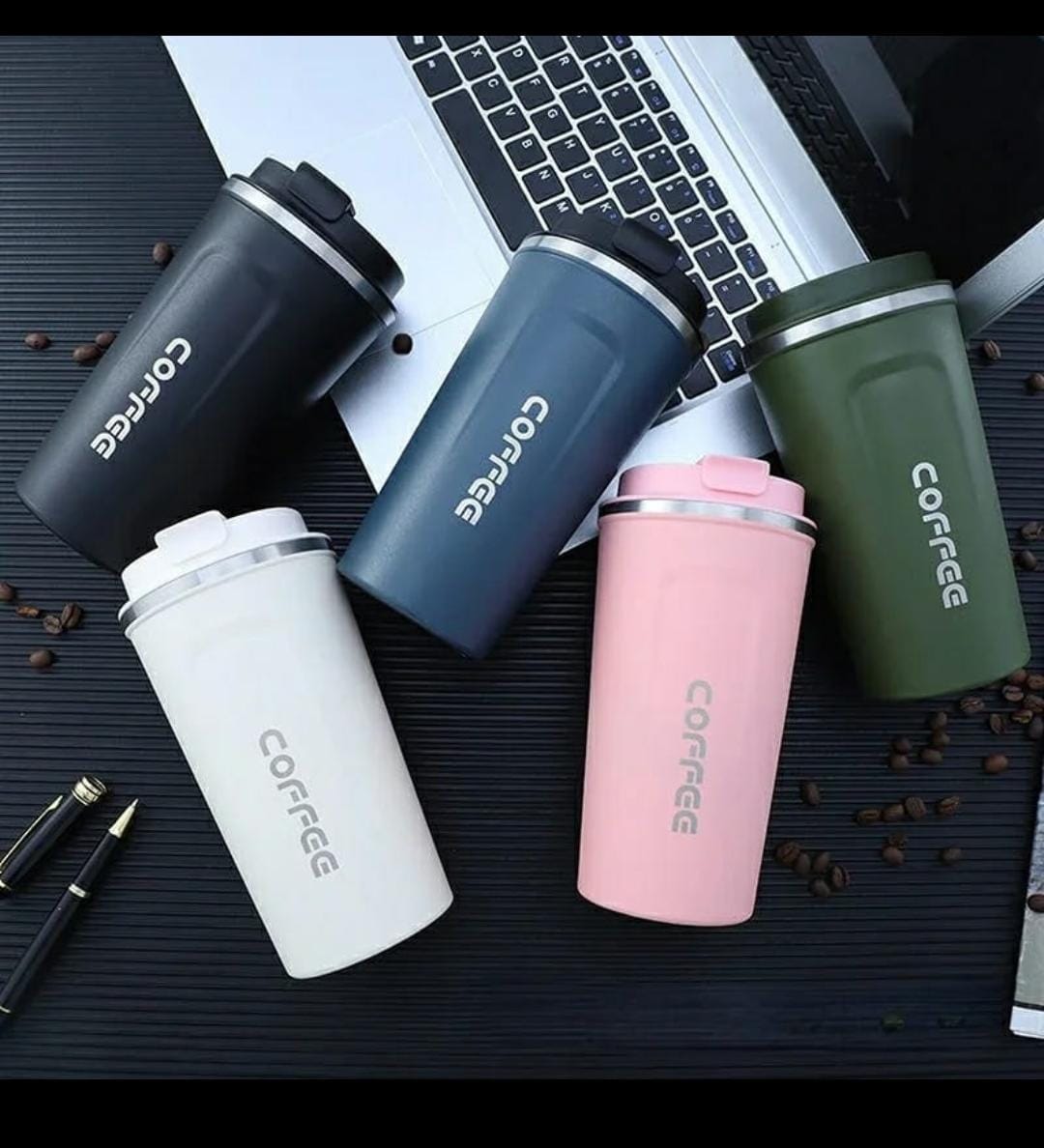 [🔥🥇 TOP OFFER 🥇🔥 🥑🌽ONLY AT KILIMALL !!! ]  1Pc Classy Very Quality Durable & Portable Thermo Cups  at Affordable Price