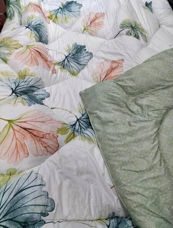 [ GRAB IT AT LOW PRICE+ ADDED OFFERS 🤩✨ !!!] 4Pcs Size [ 6X7] Brand new Stylish and Luxurious  Binded duvet ✨1 pc duvet ✨1pc  bedsheet ✨2pcs  pillow cases.Designed With Durability and Functionality👌