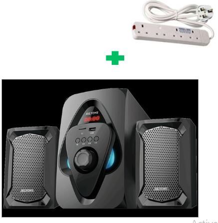 [🤑🥑GRAB IT AT LOW PRICE+ ADDED OFFERS **🌽 ] Brand New Very Quality Durable Ailyons woofer ELP 2403 K  3.1CH with Bluetooth &  FM radio .That Comes With Free 4way extension .All At Affordable Price