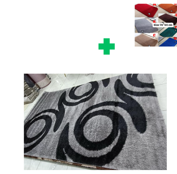 [🤑🥑**KILIMALL BEST PRICES ONLY **🥑🌽 ] 1Pc Size [ 7X10fts] Brand new Stylish and Luxurious Turkish Carpets...That Comes With a Free Doormat ( Random Color)