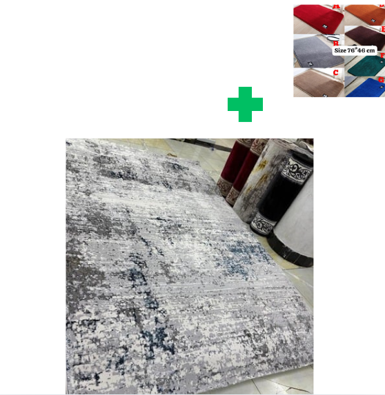 [🤑🥑GRAB IT AT LOW PRICE+ ADDED OFFERS **🥑🌽 ]  1Pc Size [ 6X9fts] Brand new Stylish and Luxurious Turkish Carpets...That Comes With a Free Doormat ( Random Color)