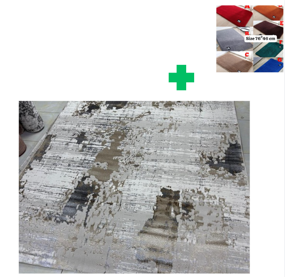 [🤑🥑GRAB IT AT LOW PRICE+ ADDED OFFERS **🥑🌽 ]  1Pc Size [ 6X9fts] Brand new Stylish and Luxurious Turkish Carpets...That Comes With a Free Doormat ( Random Color)