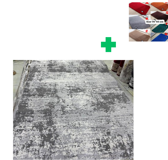 [🤑🥑GRAB IT AT LOW PRICE+ ADDED OFFERS **🥑🌽 ]  1Pc Size [ 7X10fts] Brand new Stylish and Luxurious Turkish Carpets...That Comes With a Free Doormat ( Random Color)