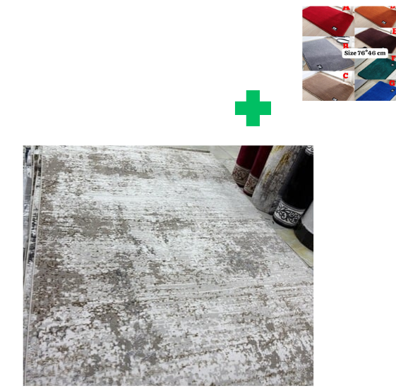 [🤑🥑GRAB IT AT LOW PRICE+ ADDED OFFERS **🥑🌽 ]  1Pc Size [ 7X10fts] Brand new Stylish and Luxurious Turkish Carpets...That Comes With a Free Doormat ( Random Color)
