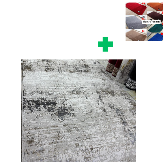 [🤑🥑GRAB IT AT LOW PRICE+ ADDED OFFERS **🥑🌽 ]  1Pc Size [ 7X10fts] Brand new Stylish and Luxurious Turkish Carpets...That Comes With a Free Doormat ( Random Color)