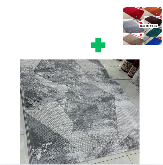 [🤑🥑GRAB IT AT LOW PRICE+ ADDED OFFERS **🥑🌽 ]  1Pc Size [ 7X10fts] Brand new Stylish and Luxurious Turkish Carpets...That Comes With a Free Doormat ( Random Color)