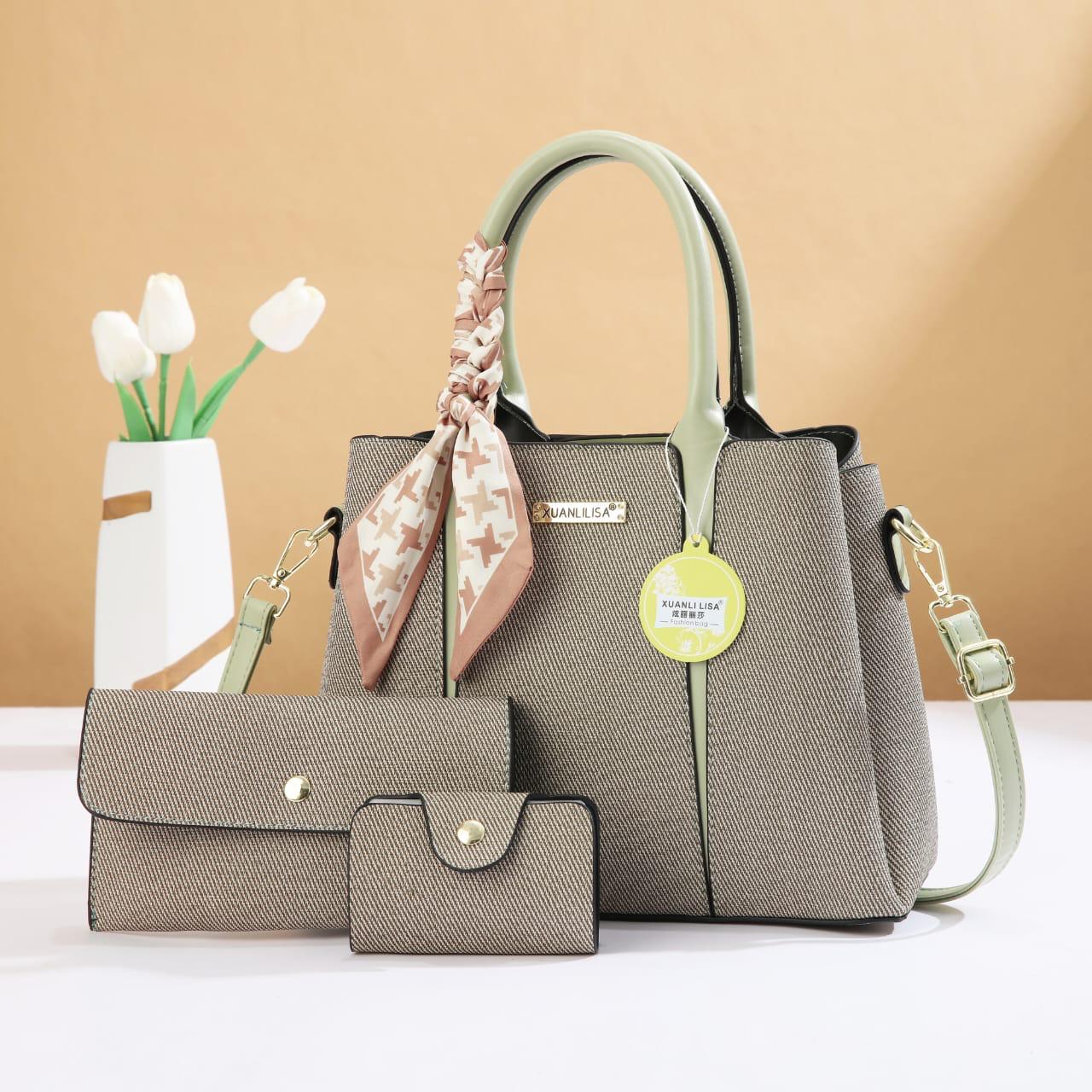 KILIMALL AMAZING OFFERS🤩🤩✨!!! ] 2 in 1 New Arrival High Quality Stylish and Luxurious Comfortable Ladies Handbag ..Designed With Durability and Functionality ✔👌