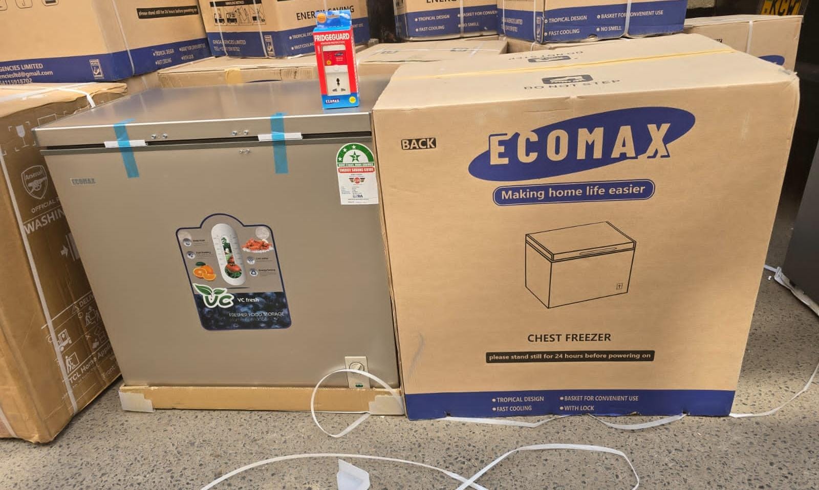 🚀🚀 SUPER SAVER OFFER 🚀🚀 ECOMAX 219L Deep Freezer | Easy Clean | Button Control | Energy Efficient | Large Capacity | Home & Shop