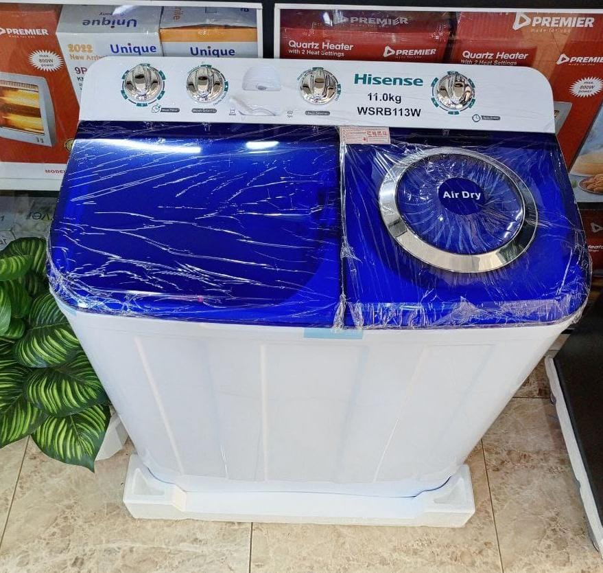 🚨🔥 LIMITED STOCK OFFER 🔥🚨 Hisense 7.5Kg Twin Tub Top Load Semi-Automatic Washing Machine | Stain Removal | Energy Efficient | Household Use